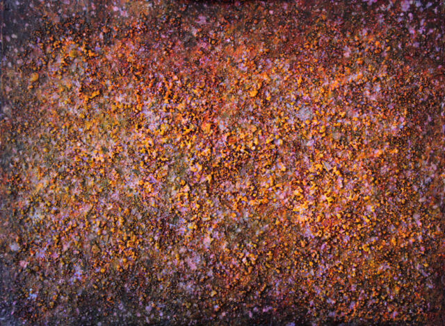 Abstract painting Vibrations of universe N14 by Ararat Petrossian