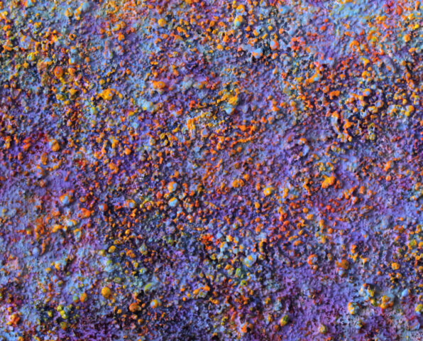Abstract painting Vibrations of universe N15 by Ararat Petrossian -fr1
